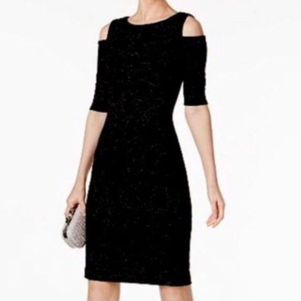 Vince Camuto Boat Neck Cocktail Dress little black dress sexy 2 xs